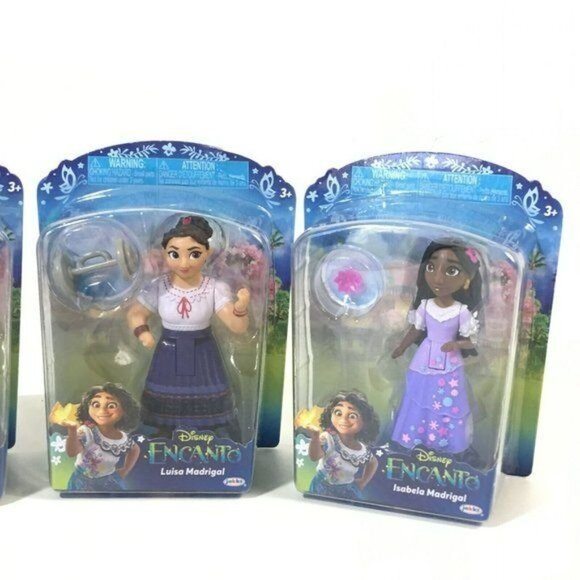 Disney Encanto Figure And Accessories 4 Pack 3" Mirabel Isabela Antonio Luisa - Picture 4 of 12